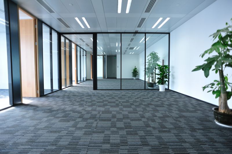 Office Space with Carpet Flooring