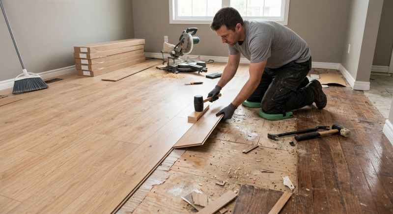 Laminate Floor Installation in Greensboro, NC