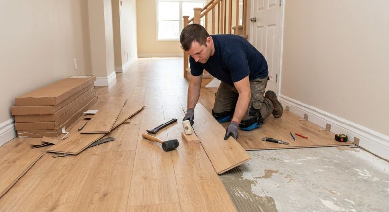 Plank Laminate Installation in Greensboro, NC