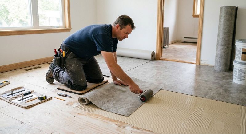Sheet Flooring Installation in Loudoun County, VA