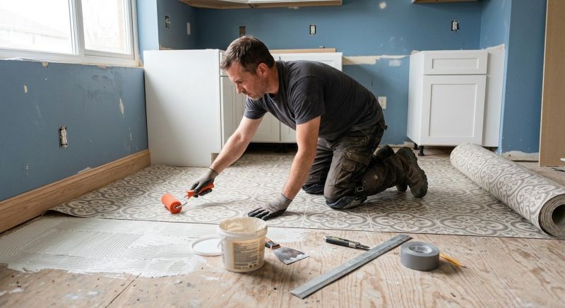 Sheet Linoleum Installation in Denver, CO