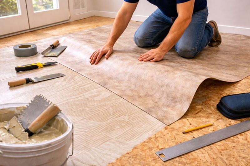 Sheet Vinyl Installation in Fairfax County, VA